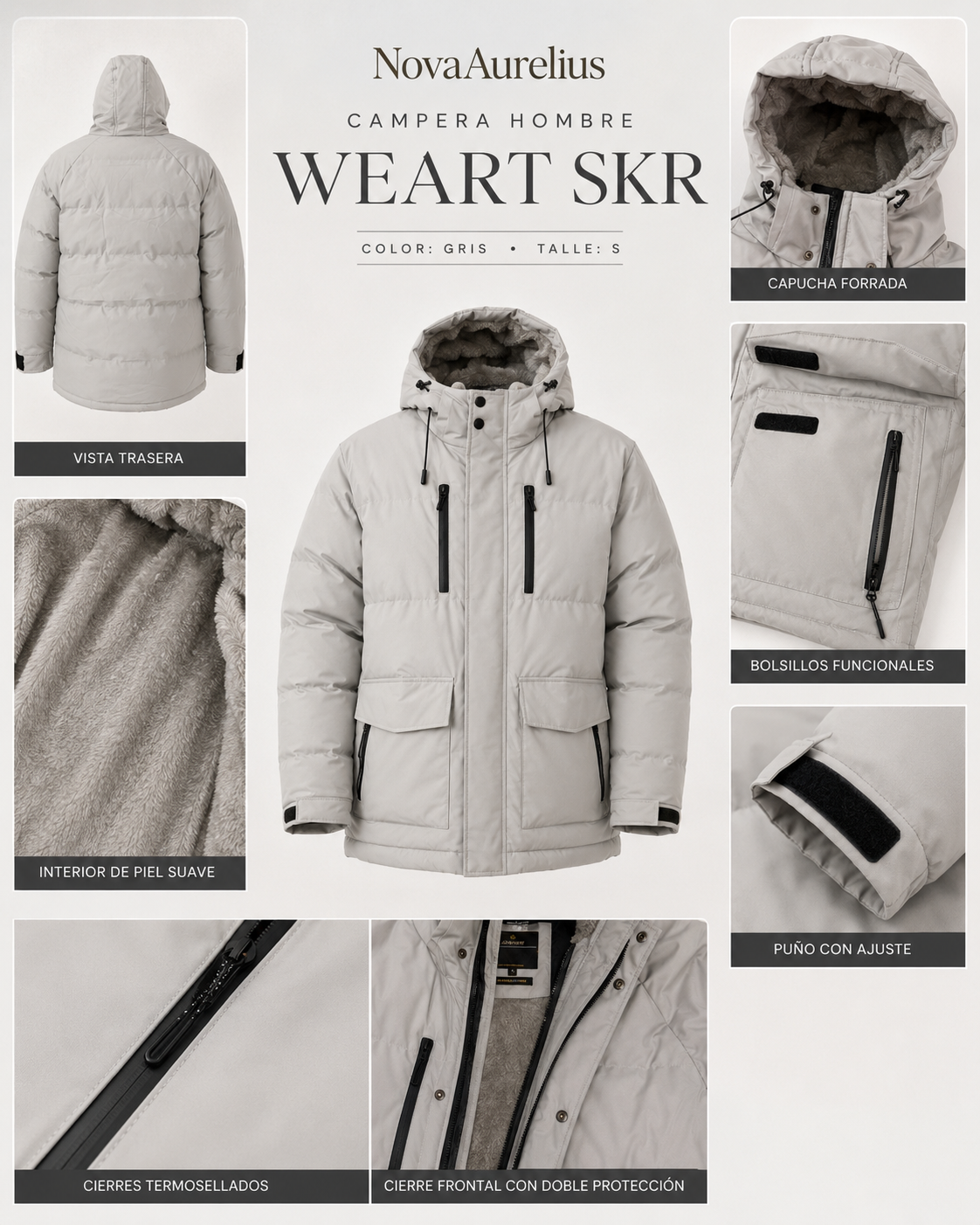 Campera hombre WEART SKR