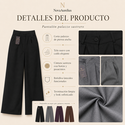 Pantalón Palazzo Sastrero de Mujer