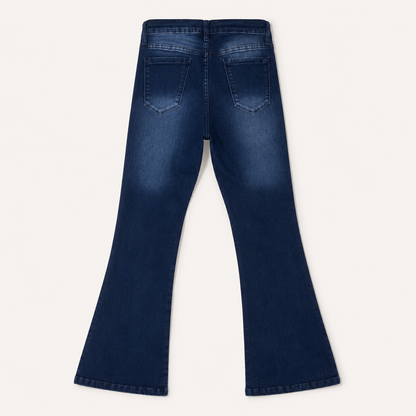 Pantalón Oxford Jean Azul Mujer
