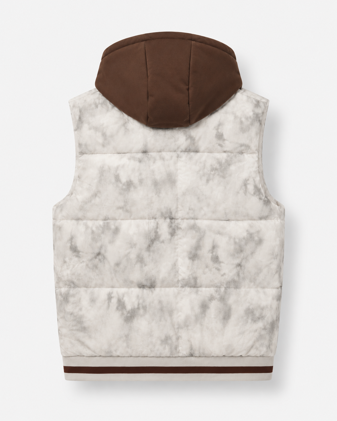 Chaleco hombre con capucha desmontable