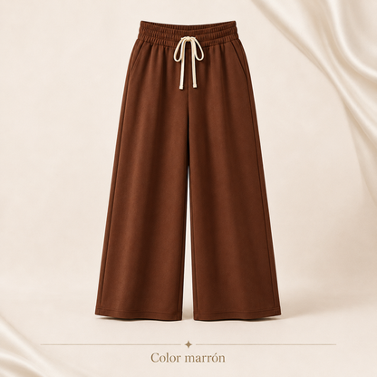 Pantalón Mujer Wide Leg Premium – Beige, Marrón y Combinados