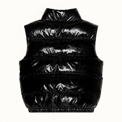 Chaleco Mujer Engomado Negro